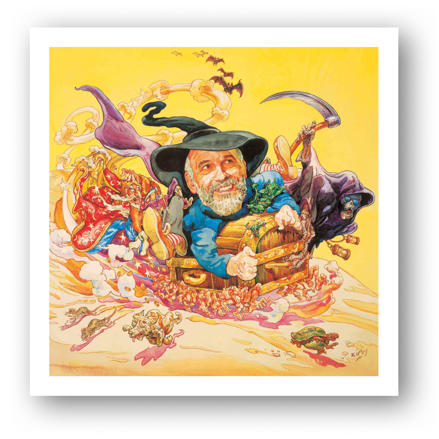 Terry Pratchett Caricature - Limited Edition Fine Art Print
