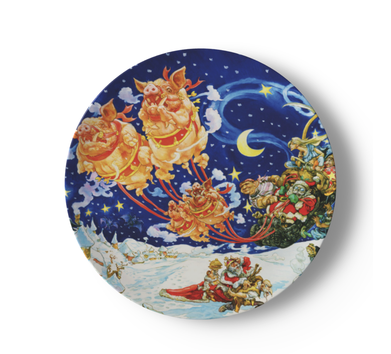 Hogfather China Plates (Set)