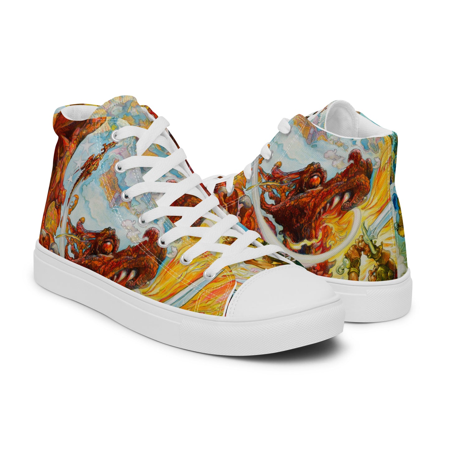 Guards! Guards! Men’s High Top Canvas Shoes - Free Shipping! *US SIZES SHOWN! USE CHART!