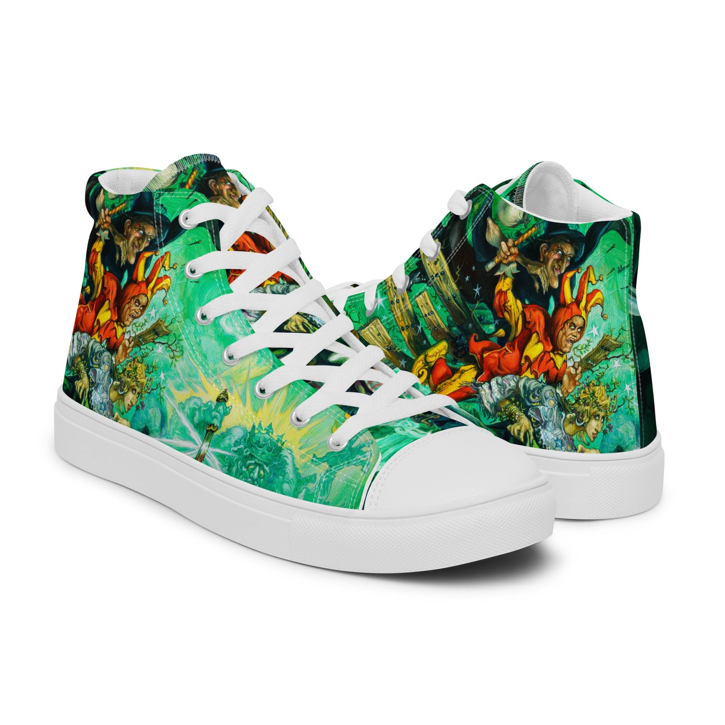 Wyrd Sisters Women’s High Top Canvas Shoes - Free Shipping *US SIZES SHOWN! USE CHART!