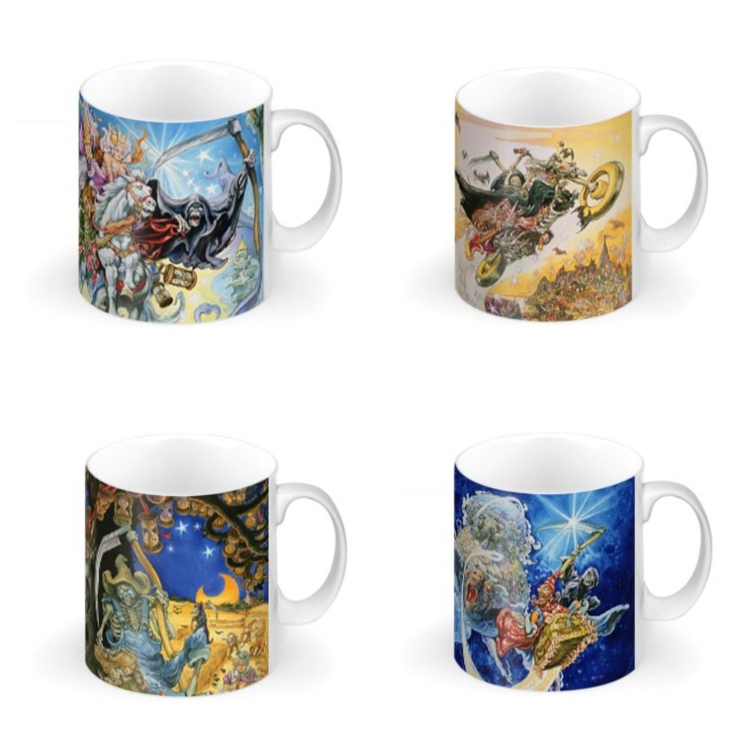 Death Edition- Four Pack Mug Set - Bone China Mug