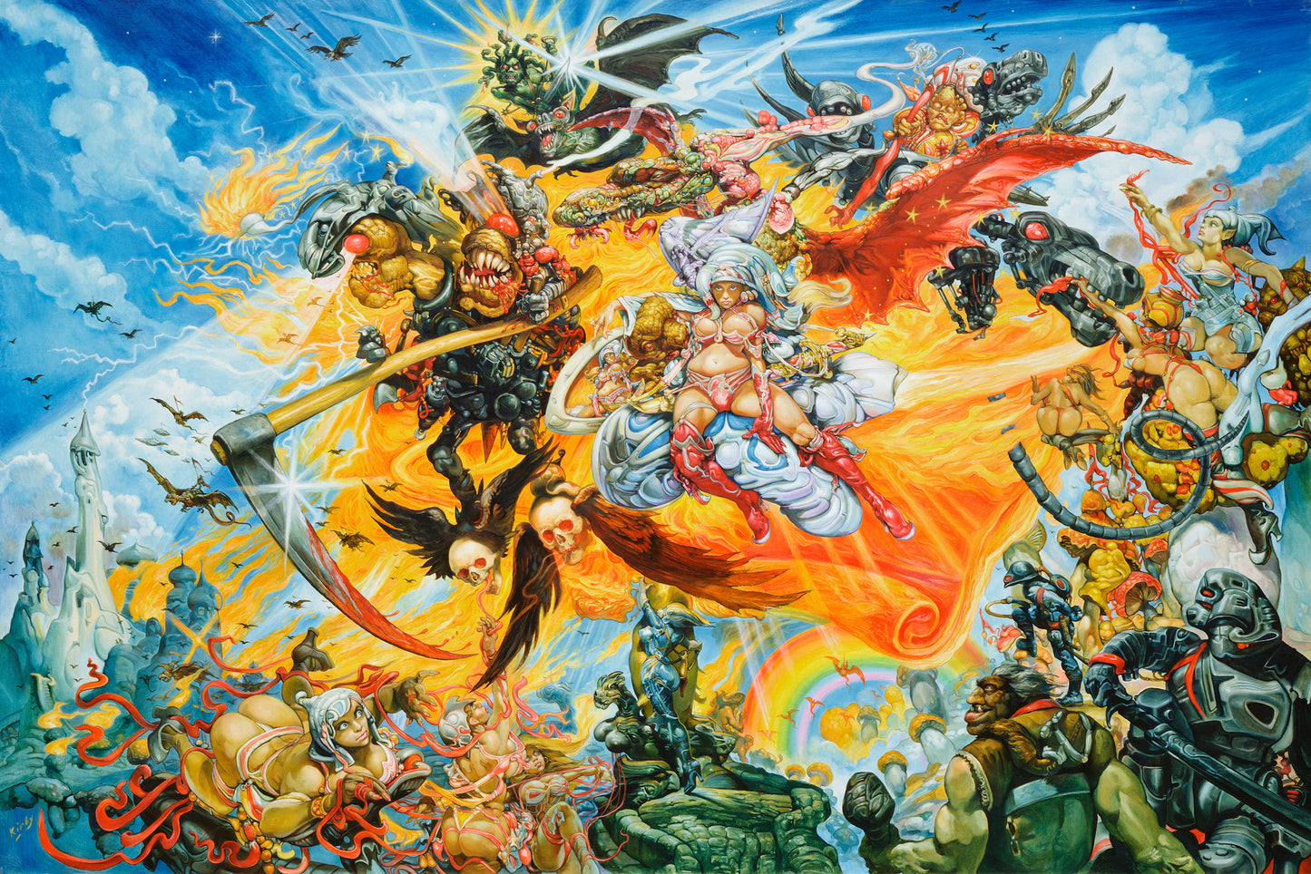 Four Deadly Riders II - Limited Edition Fine Art Print