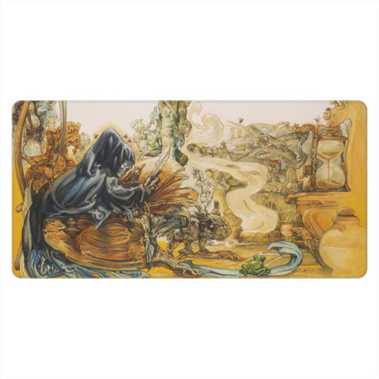 Josh Kirby Death in his Study Desk Pad/Game Mat -Large