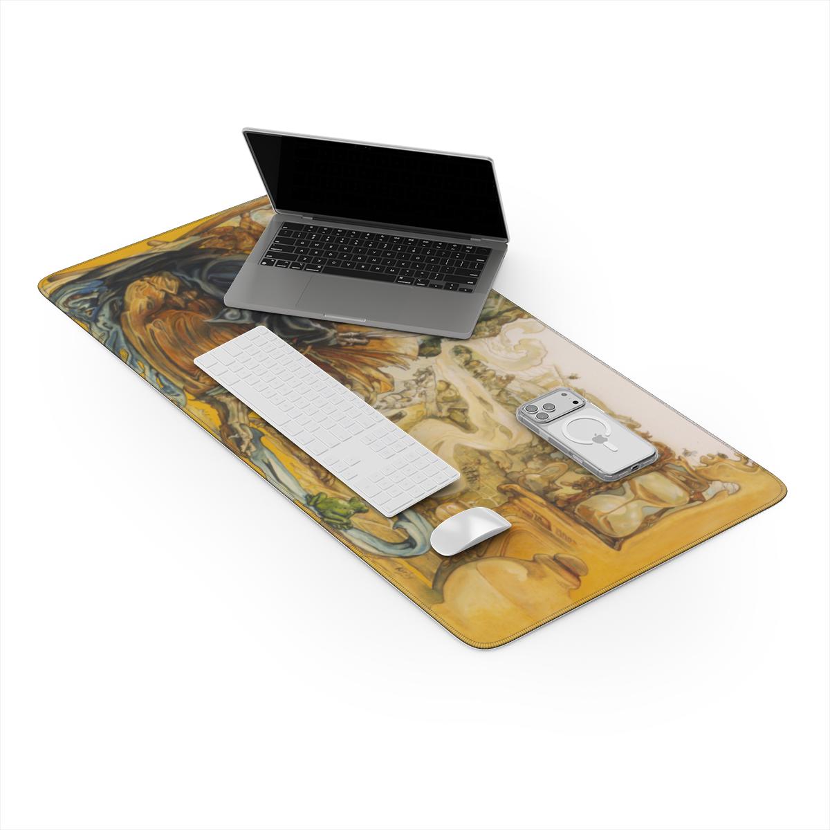 Josh Kirby Death in his Study Desk Pad/Game Mat -Large