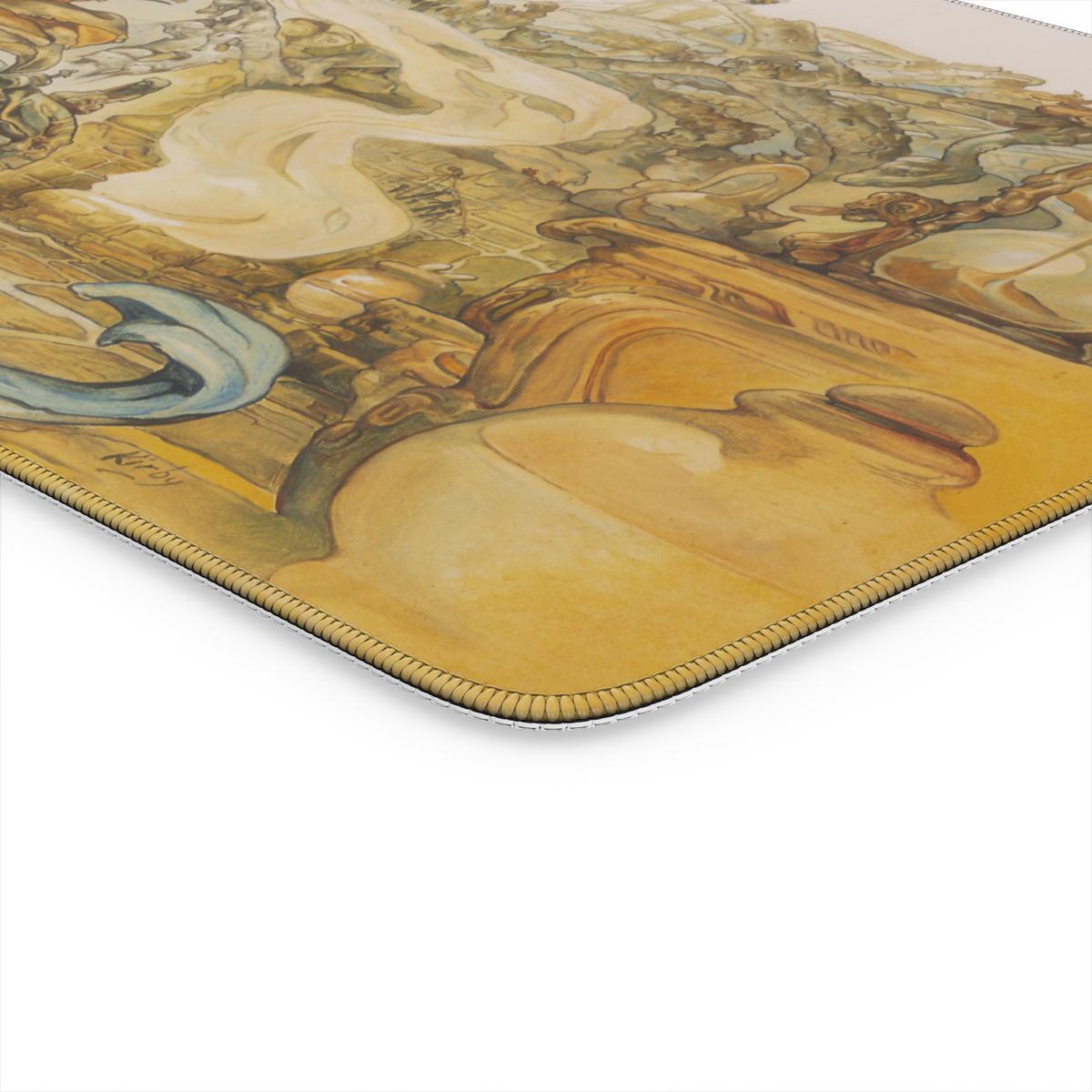 Josh Kirby Death in his Study Desk Pad/Game Mat -Large