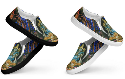 Men’s Reaper Man slip-on canvas shoes *US SIZES SHOWN! USE CHART!