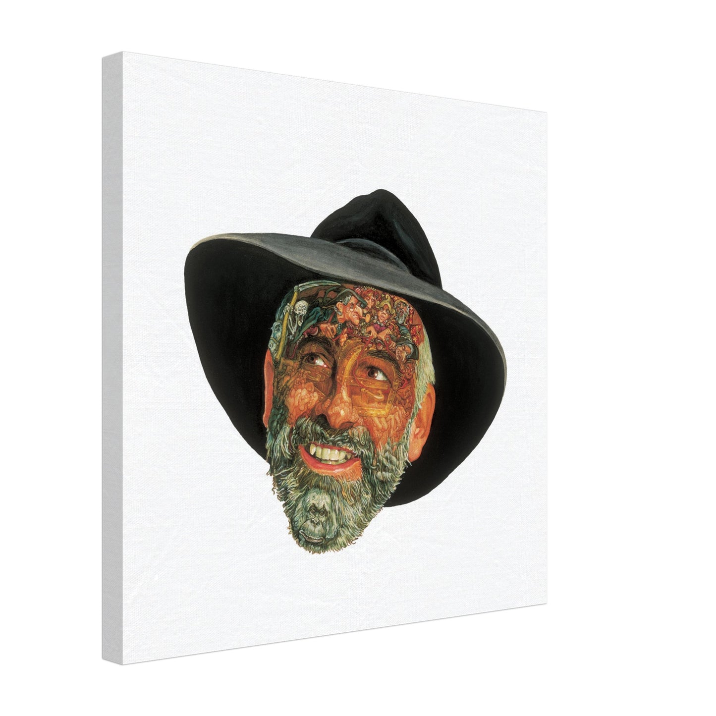 Smiling Terry Canvas Print