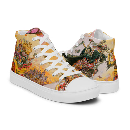 Soul Music Men’s high top canvas shoes - Free Shipping *US SIZES SHOWN! USE CHART!