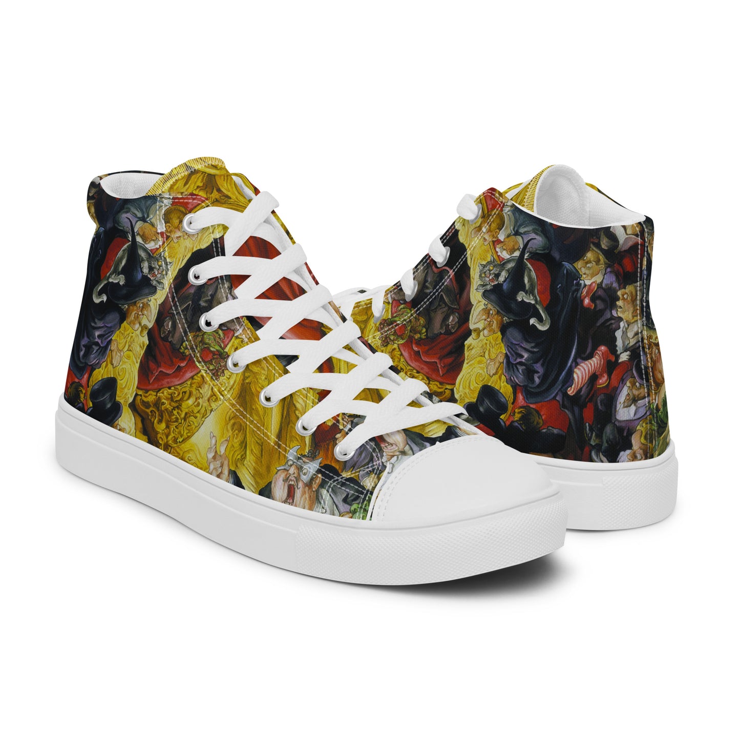 Maskerade Men's High Top Canvas Shoes - Free Shipping *US SIZES SHOWN! USE CHART!