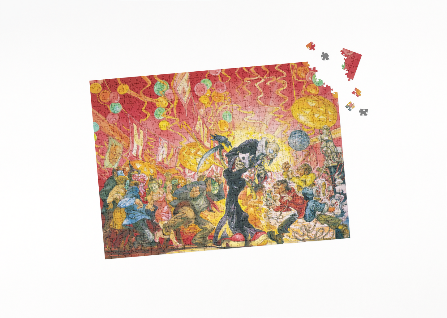 Turntables of the Night - Josh Kirby Official Discworld Jigsaw Puzzle