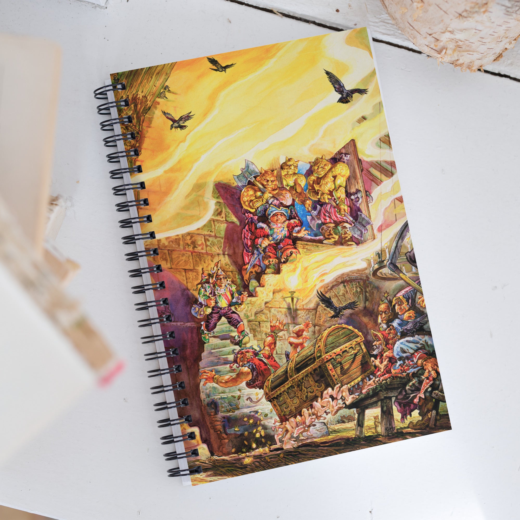 The Colour of Magic Spiral Notebook – Josh Kirby Art Official