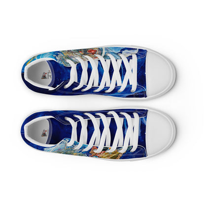 Discworld III Women’s High Top Canvas Shoes - Free Shipping! *US SIZES SHOWN! USE CHART!