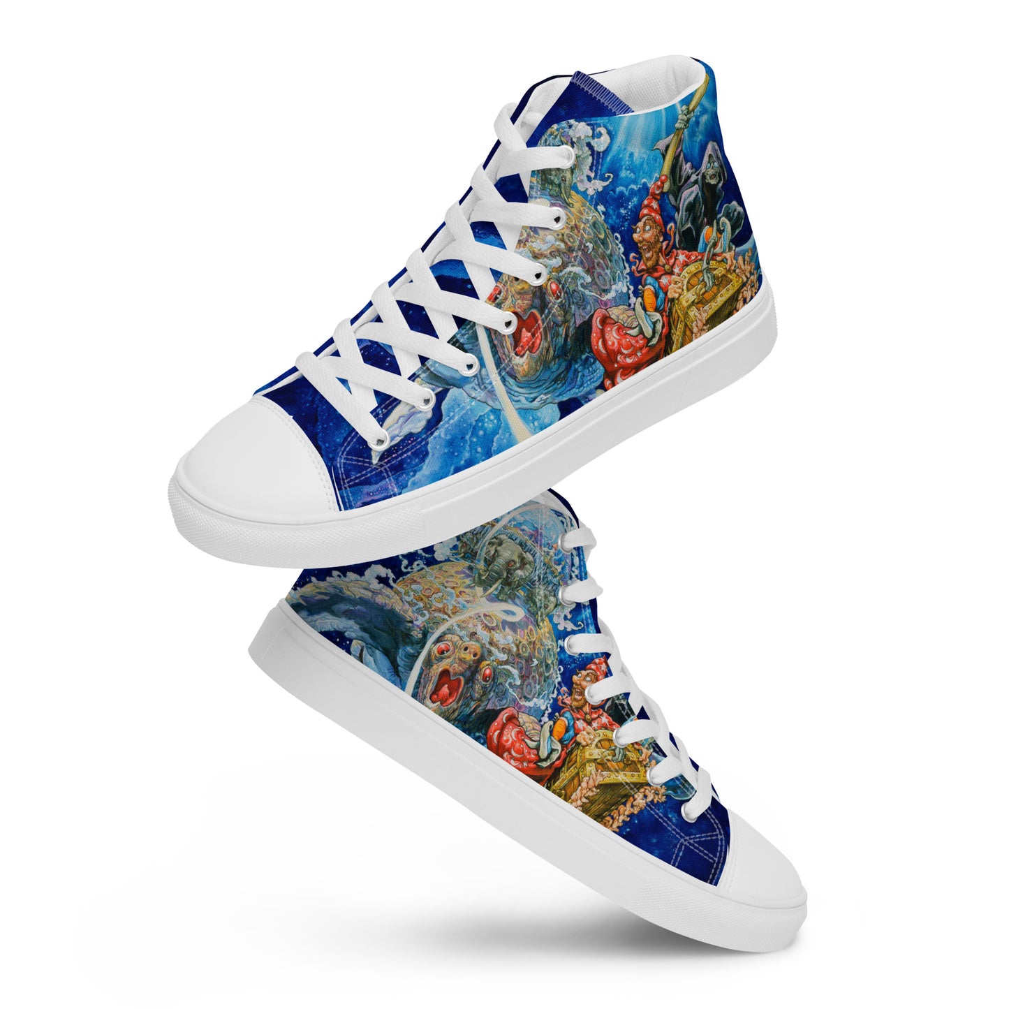 Discworld III Women’s High Top Canvas Shoes - Free Shipping! *US SIZES SHOWN! USE CHART!
