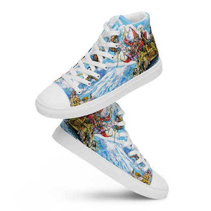 Women’s Light Fantastic High Top Canvas Shoes - Free Shipping! *US SIZES SHOWN! USE CHART!