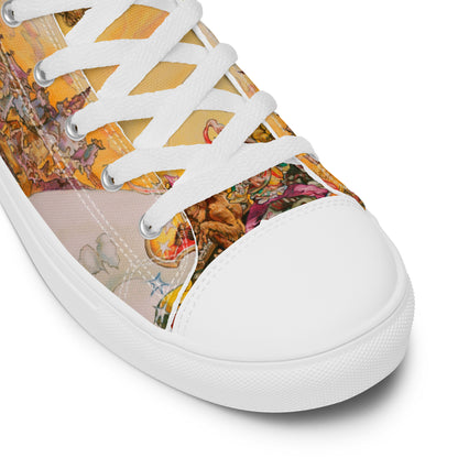 Soul Music Women’s high top canvas shoes - Free Shipping *US SIZES SHOWN! USE CHART!