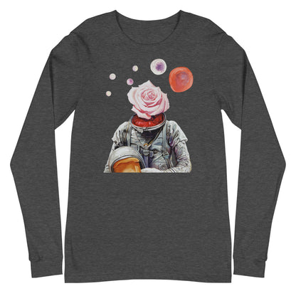 Spaceman Rose Unisex Long Sleeve Tee